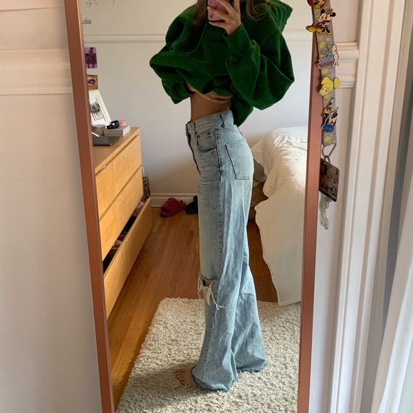 Zara wide leg jeans. - Picture 3 of 3